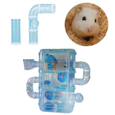 Tunnelbahn-Röhrenspielzeug mit externer Verbindung für den Hamstersport