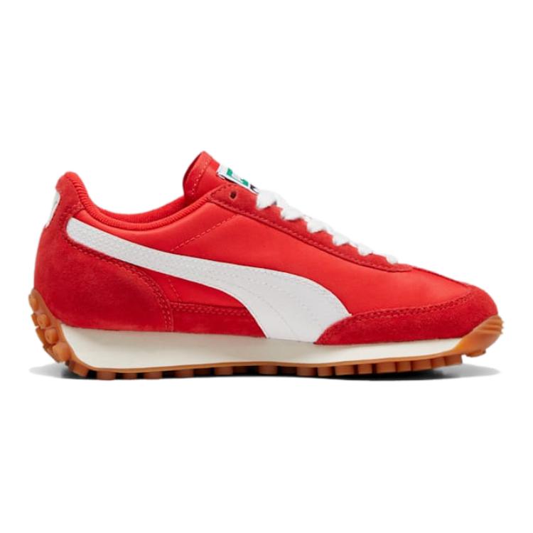 Puma Easy Rider Vintage Big Kid Red Kids Sneakers White 399371-01