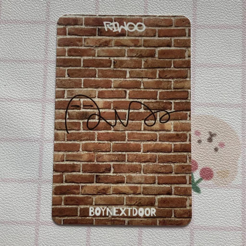 [USED] Liu Weverse Authentication BOYNEXTDOOR who Event Trading Card