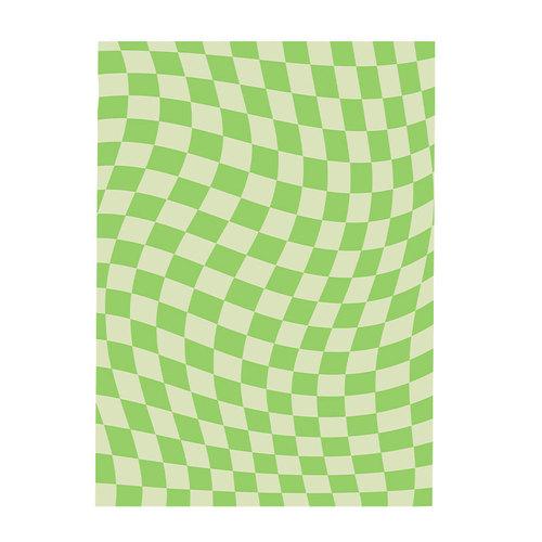 Fashion Minimalist Retro Checkerboard Living Room Large Area Trendy Carpet Bedroom Girl Color Decoration Fluffy Thick Soft Rug