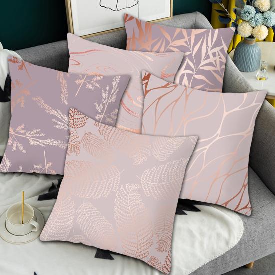 

Простая подушка, устойчивая к усадке, невидимая молния, моющаяся, декоративная подушка с цветочным принтом, диван, диван