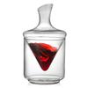 Dispenser per vino, caraffa per vino, secchiello per il ghiaccio domestico dal design in vetro, set da vino rotante e creativo, decanter per vino rosso, set da vino