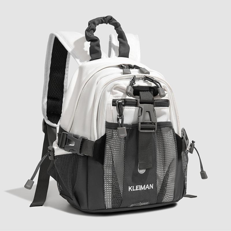 

Outdoor sports backpack women s new niche design contrasting color leisure bag versatile travel small backpack белый