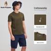 Hush Puppies Men's Summer Solid Stretch Crew Neck T-Shirt
