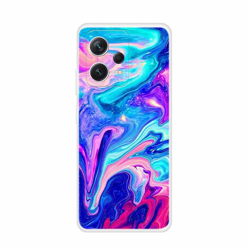 For Xiaomi Poco X5 5G Cases PocoX5 Pro Clear Marble Soft TPU Silicone Back Cover for Xiaomi Poco X5 Pro 6.67" Coque X5Pro PocoX5
