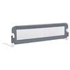 VidaXL Barrière de sécurité de lit d'enfant Gris 120x42 cm Polyester 10176