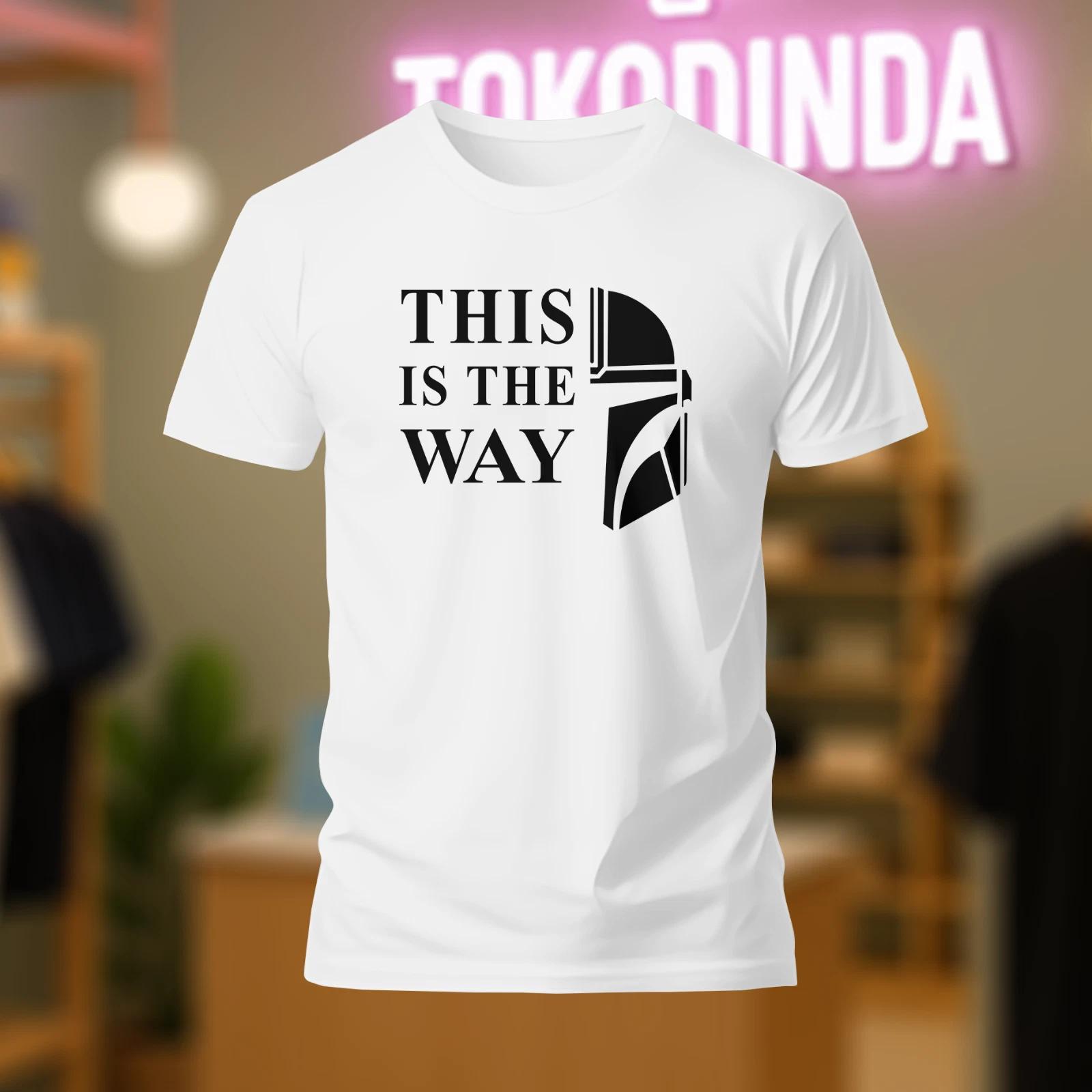 THIS IS THE WAY logo T-Shirt Funny Made In USA S-5XL XS