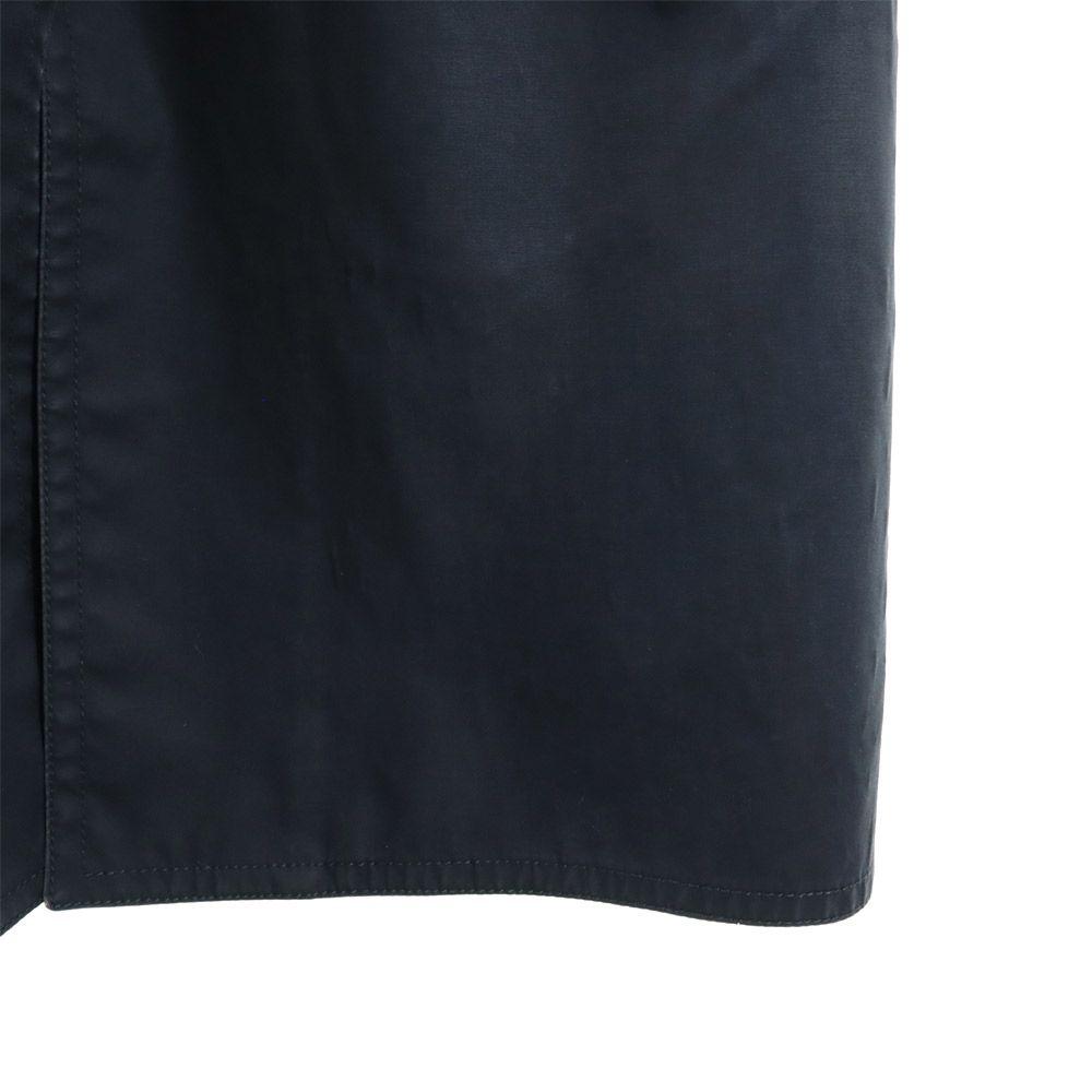 COACH Stainless collar coat 4 Navy Women Used