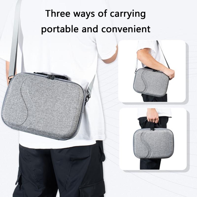 Portable Travel VR Carrying Case for Quest3 VR Shockproof Storage Bag with Convenient Handle