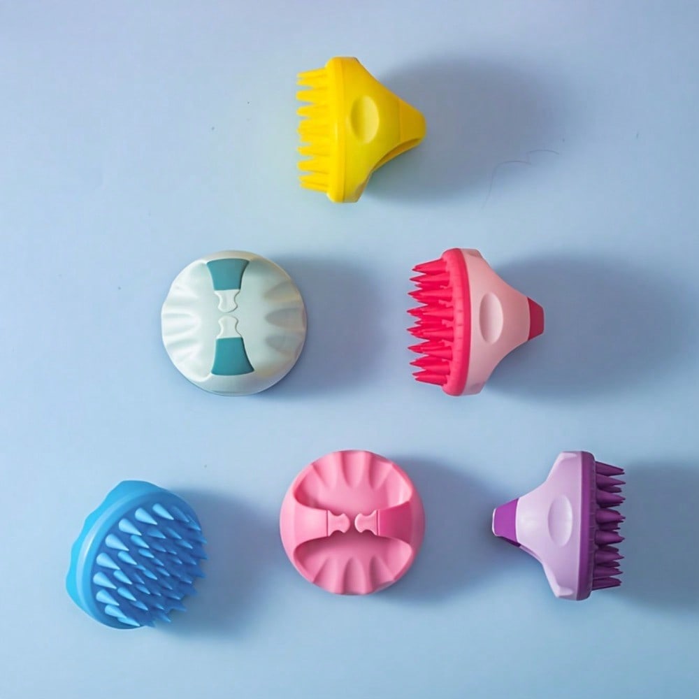 1pcs Scalp Cleaning Massage Brush, Silicone Hair Washing Comb Multifunctional Hair Washing Brush, Hair Washing Tool Deep Cleaning Massage Comb