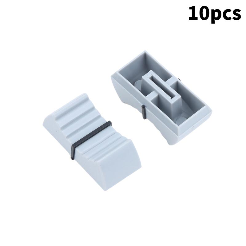 10 Stück 1x8 2x4mm Mixer Elektronische Tastatur Schiebepotentiometer Kunststoffkappe Fader-Kappe Knopf Druckknopf Buchse Druckkappe