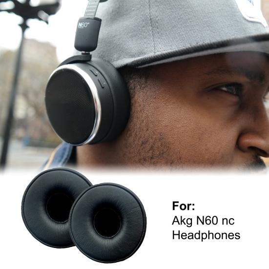 

1 пара чехлов для гарнитуры, износостойкие защитные мягкие Bluetooth-совместимые проводные игровые наушники, амбушюры для AKG N60NCBT/N60NC