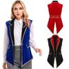 Women's Gothic Steampunk Corset Halloween Costume Coat Victorian Tailcoat Jacket