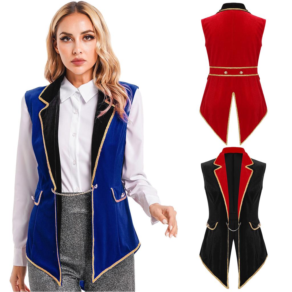 Women's Tuxedo Gothic Tailcoat Jacket Steampunk Victorian Coat Performance Uniform