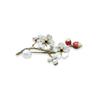 High-End Temperament White Plum Blossom Brooch Ladies Light Elegant Luxury Pins Plant Antique Floral Accessories Jewelry Gifts