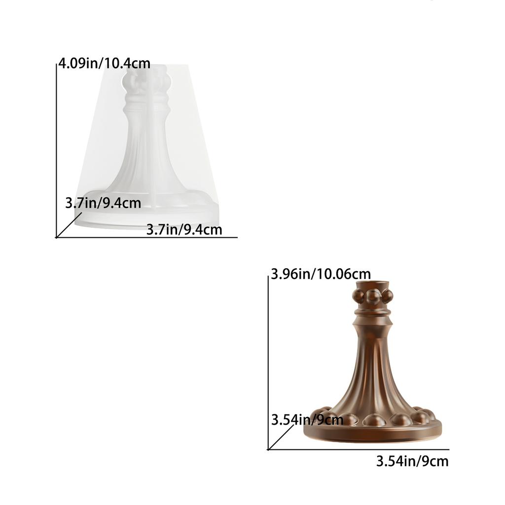 DIY Drip Mold European Retro Candle Holder Base Silicone Mold Aroma Candle Candlestick Silicone Mold Festival Home Decoration