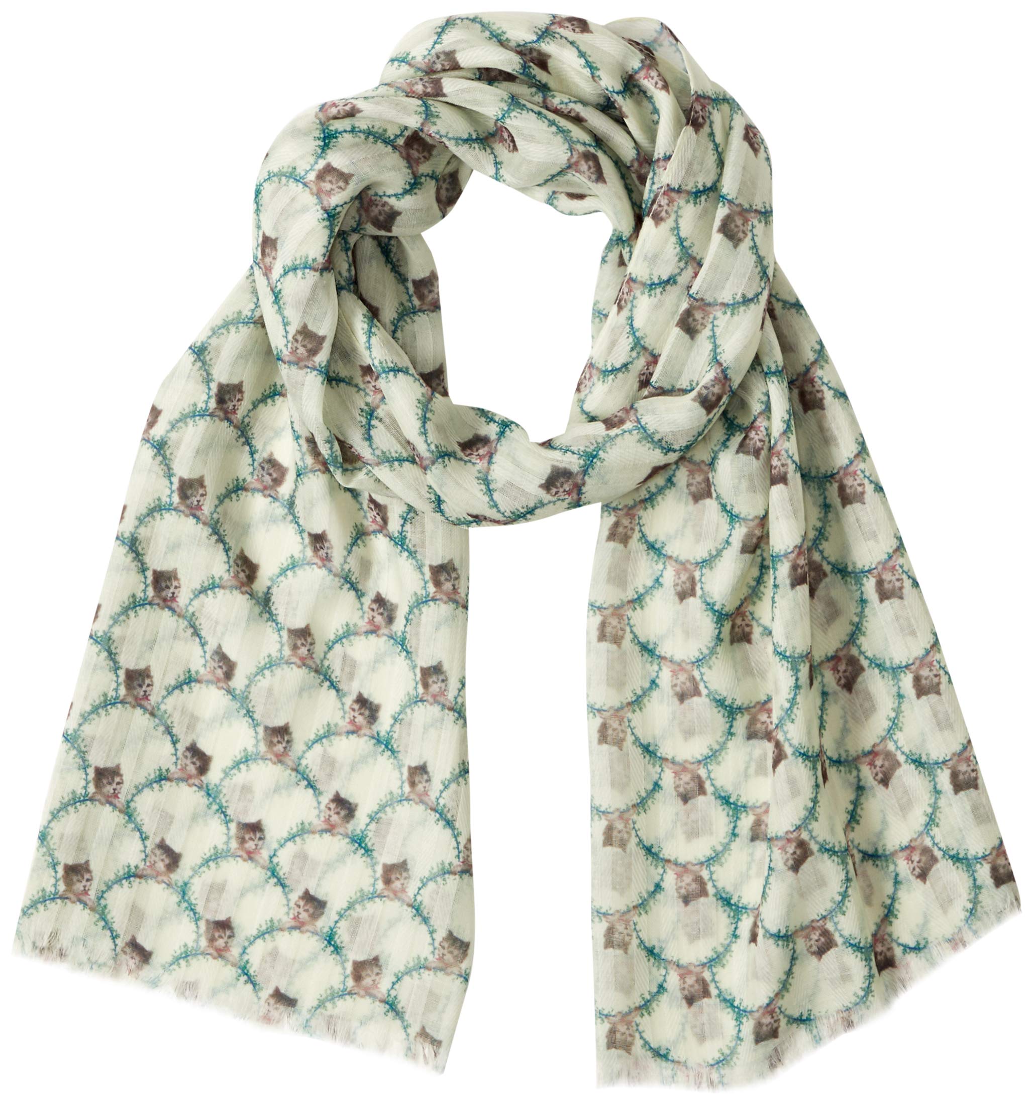 

ACCESSOIRES Timeless Cat Print Light 160cm [Moonbat] PAUL&JOE UV-Treated Stole, Women s, Yellow, Packaged, Japan, Width Approx. 50cm, Length Approx.