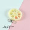 Vegetable Keychain Set: Chili, Broccoli, Garlic Food Pendants - Unique Bag Accessories