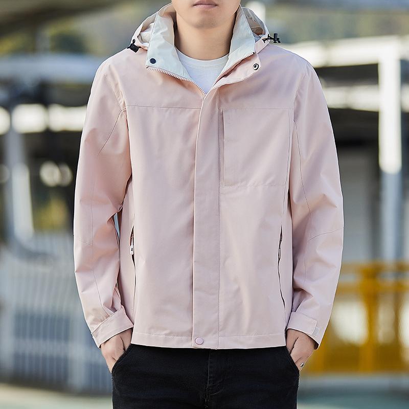 Spring and Autumn Jacket Jacket Men's New Outdoor Windbreaker Windproof New Waterproof Casual Thin Jacket Top