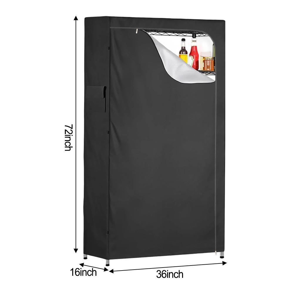 Schwere Regalabdeckung Drahtregalabdeckung Leicht zugänglicher Reißverschluss