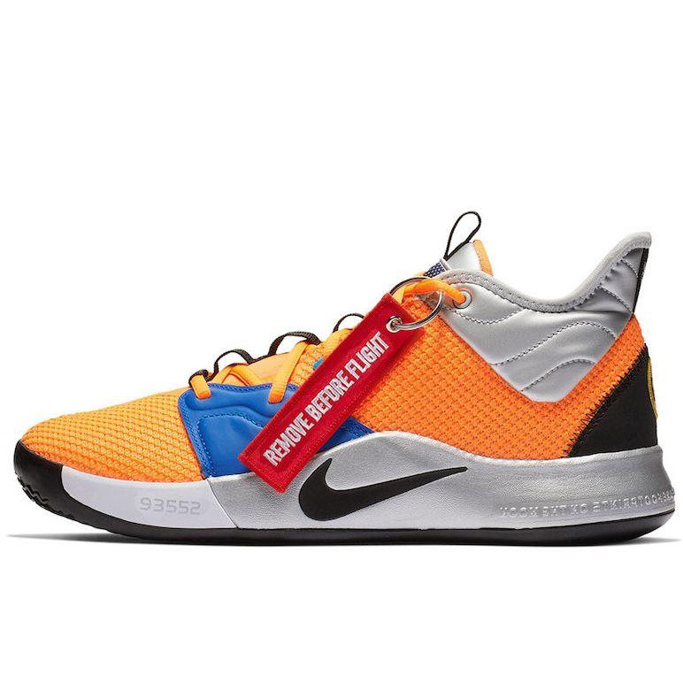 

Nike Pg 3 Шнуровка Полувысокие Баскетбольные Кроссовки Мужские Кроссовки Оранжевый Серый AO2607-800 42.5