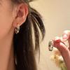 S925 Silver Needle Statement Hoop Earrings - Elegant, Versatile, Lightweight, Simple Luxury for Women