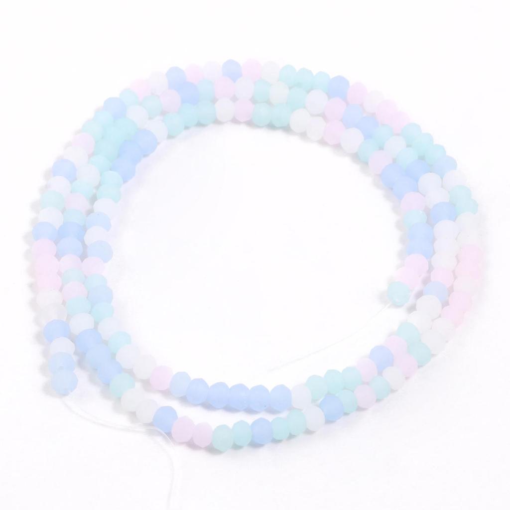 2x3mm Rondell Faceted Crystal Quartz Loose Waist Beads For Jewelry Making DIY Woman Charms Bracelet Necklace Earrings Accessorie