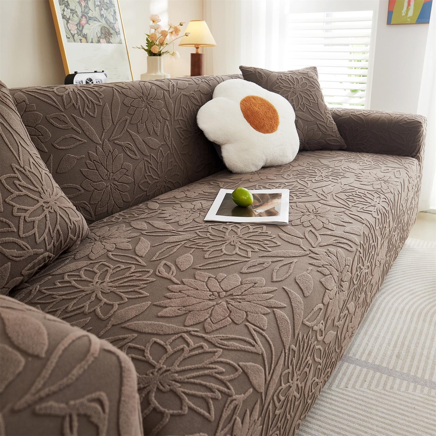 

1 шт. эластичный чехол для дивана Camellia Jacquard, нескользящий чехол для дивана, чехол для дивана Four Seasons Universal Furniture Protector Decor 1 Seater