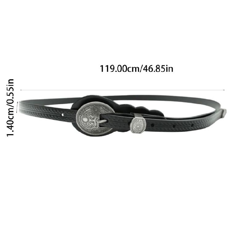 Vintage Buckle Belt Women Waist Belt Bohemian Waistband Pants Belt Accessories