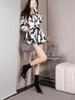 Fashion Metal pointed high-heeled short boots for women new single boots, slim heels, sexy nude boots, elastic patent leather slim boots