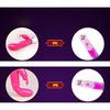 Waterproof Multispeed Rabbit Dildo Vibrator Double G-spot Massager Adult  Toy