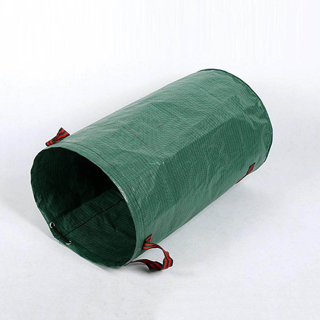 Yard Debris Bags With Reinforced Handles 500L/132gallon Reusable Garden Waste Bags Heavy-Duty Grass Containers