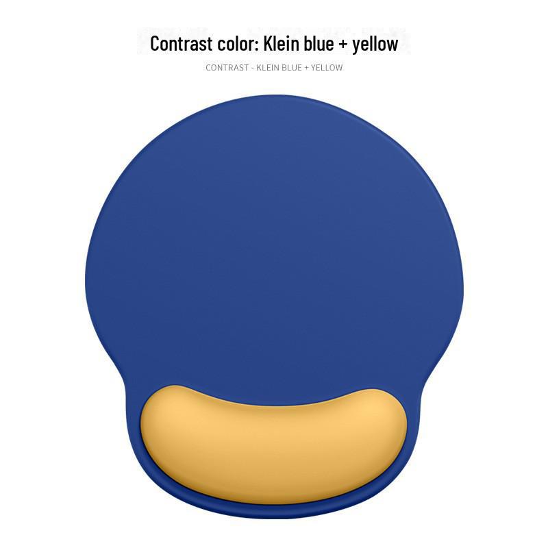 Gradient Logo Wrist Support Mouse Pad - Silicone Ergonomic Wrist Guard for Girls