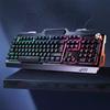 New Arrivals Mechanical RGB Back Light Keyboard Mouse Headset Combination Wired Desktop 104-Button Gaming Combo