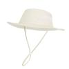 Sunscreen Breathable Summer Hat Withsolid Color Drawstring Design Daily For