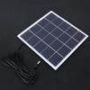 Outdoor Portable 4W 5V Polycrystal Solar Battery Panel Laminated Board with DC Interface Charging 3.7V Battery Garden Light
