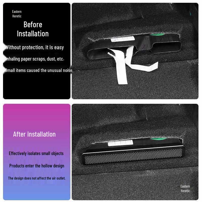 Lynk & Co Rear Seat AC Vent Cover Anti-Clogging for Models 01-08