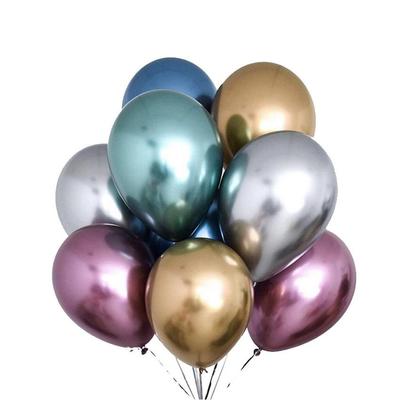 10Pcs 12inch Silver Golden Glossy Metallic Latex Balloon Wedding Decorations Matte Balloon Birthday Party Decorations