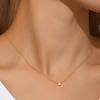 S925 Sterling Silver Feminine Minimalist Temperament Collarbone Chain Creative Fashion Zircon Short Accessories Necklace