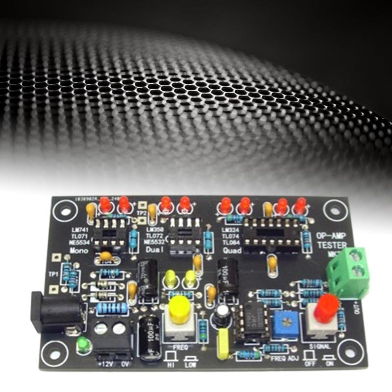 DIP 8 Operational Amplifier Tester Featuring Double LED Indicators For Quick Chip Quality Detection & In Circuit Testing