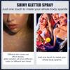 1 KS Diamantový tekutý třpytivý pudr ve spreji, Rozjasňovač na tělo, Make-up rozjasňovač na obličej, Lesk, třpyt, záře, Make-up na obličej, tělo, vlasy, pro každodenní nošení, na párty