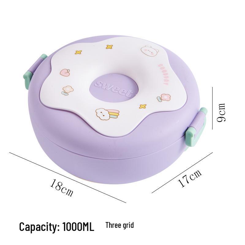 

Очаровательный детский ланч-бокс бенто большой вместимости с крышкой