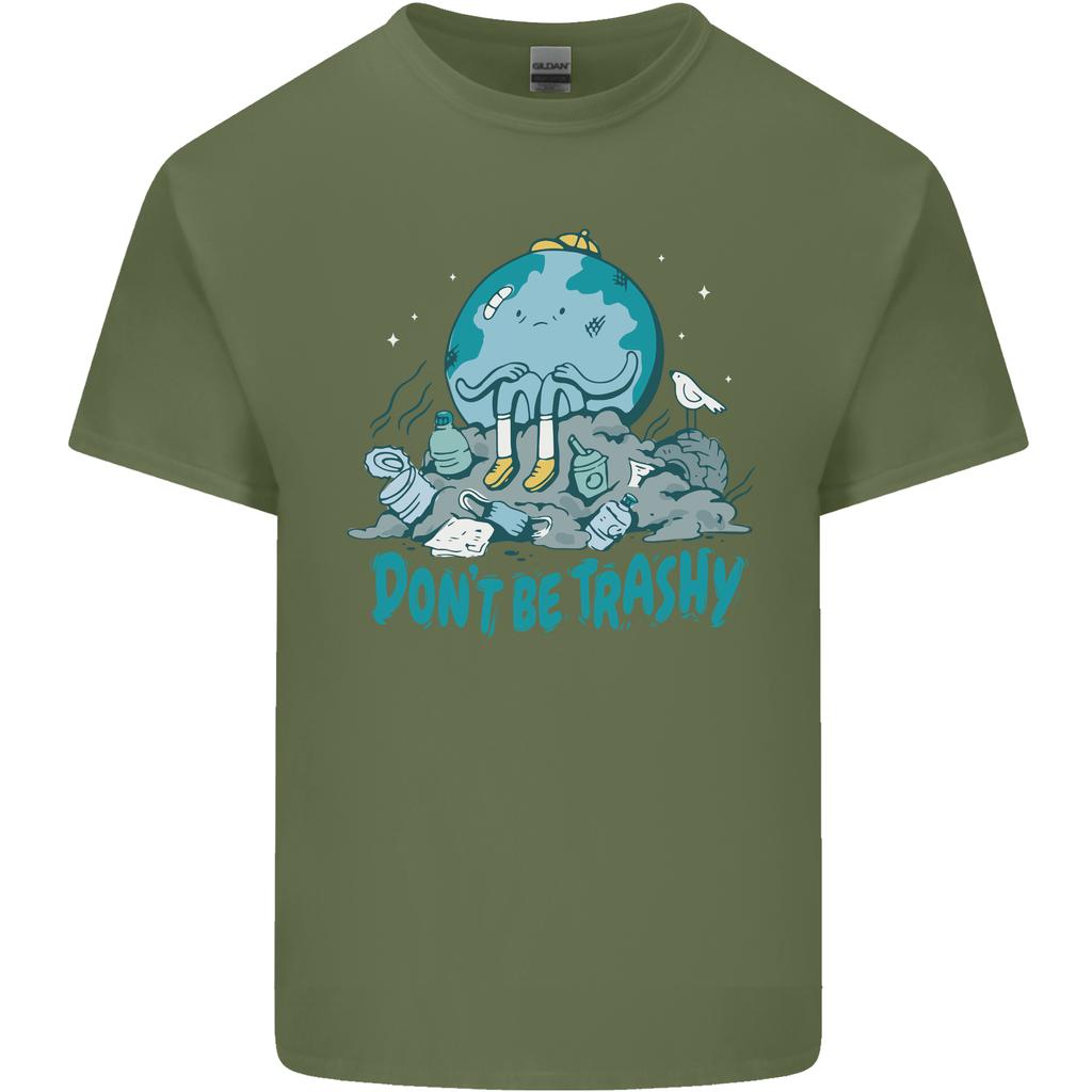 Climate Change Dont Be Trashy EnvironUnisext Unisexs Light Cotton TShirt
