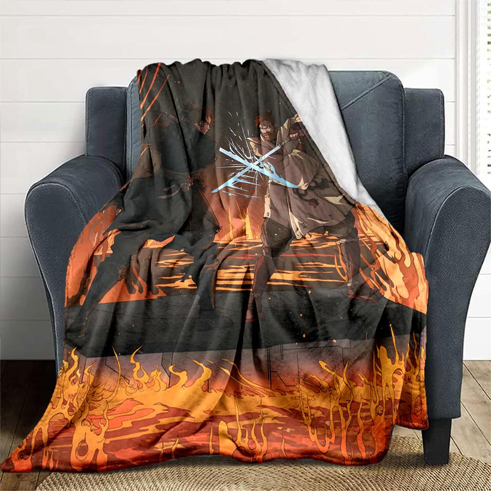Star Wars Blanket Durable Comfort Perfect for Office Chair Livingroom All-Season Use Stylish Decor Perfect Gift for Relatives and Friends