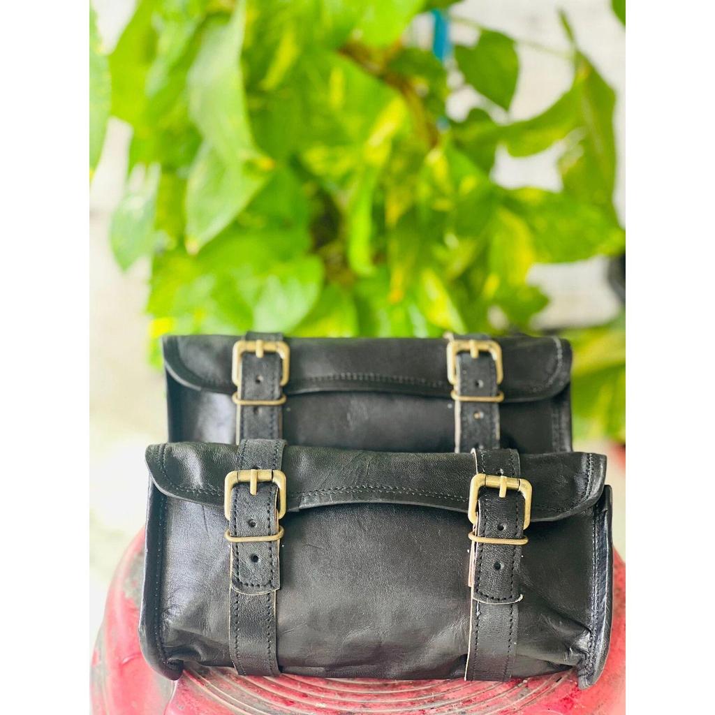 Real Goat Famous Real Proof Leather Tool Bag Motorcycle Genuine