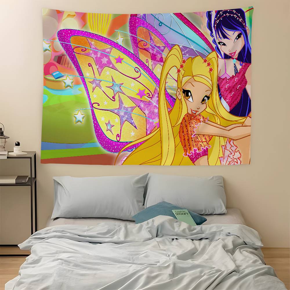 Classic Cartoon SShincchanS Kawaii Tapestry Wall Hanging Tapestry Art Deco Blanket Curtain Hanging At Home Bedroom Living