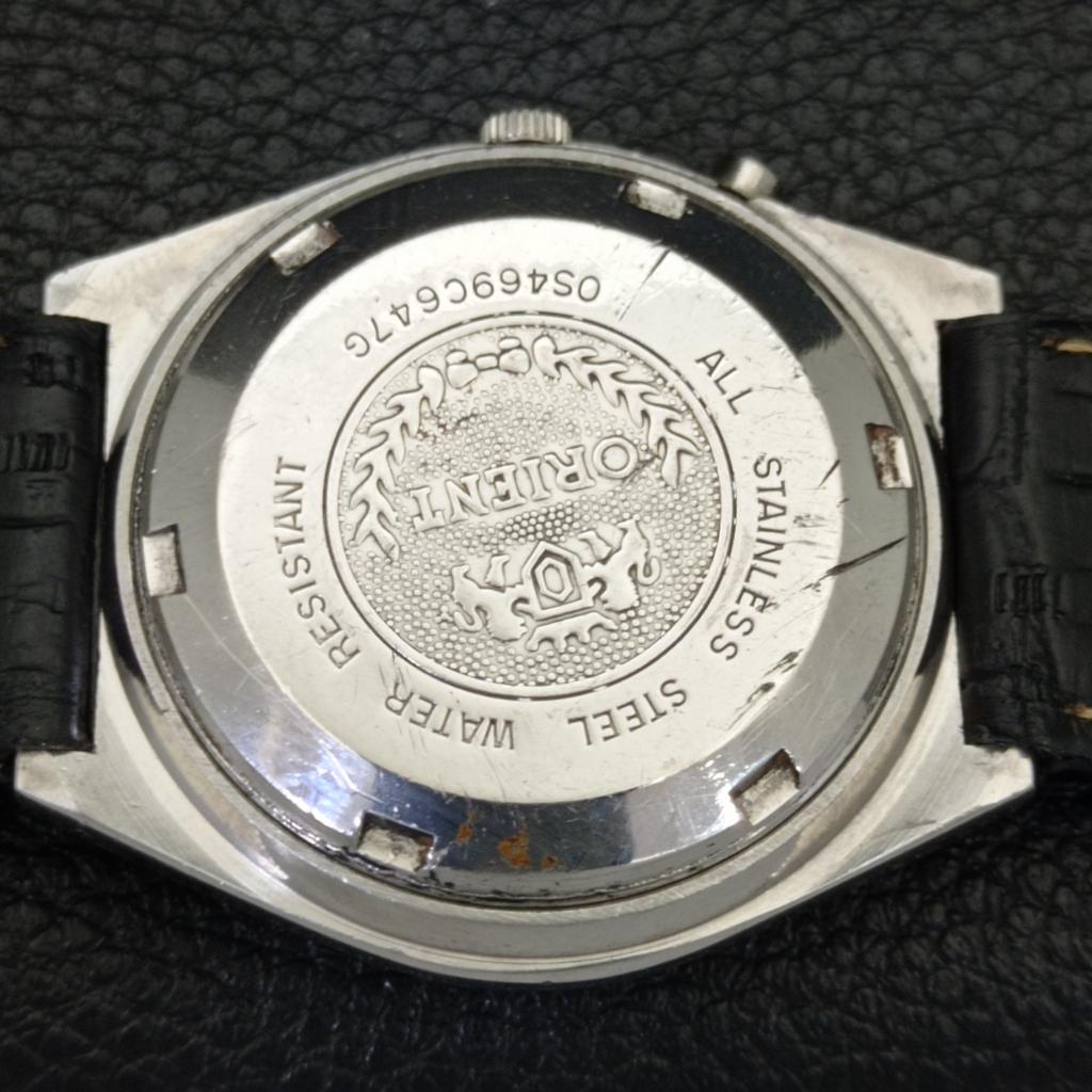 VINTAGE ORIENT AUTOMATIC 46941 JAPAN MENS WHITE COLOR DIAL WATCH A700644-5 R204-a700644