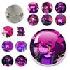 Deltarune Game Character Susie Funny Meme Metal Pins Creative Lapel Pin Decor Cartoon Lover Metal Brooch Collar Gift Jewelry