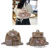 Cute Cartoon Cat Backpack Pu Material With Splicing Design For Daily Use
