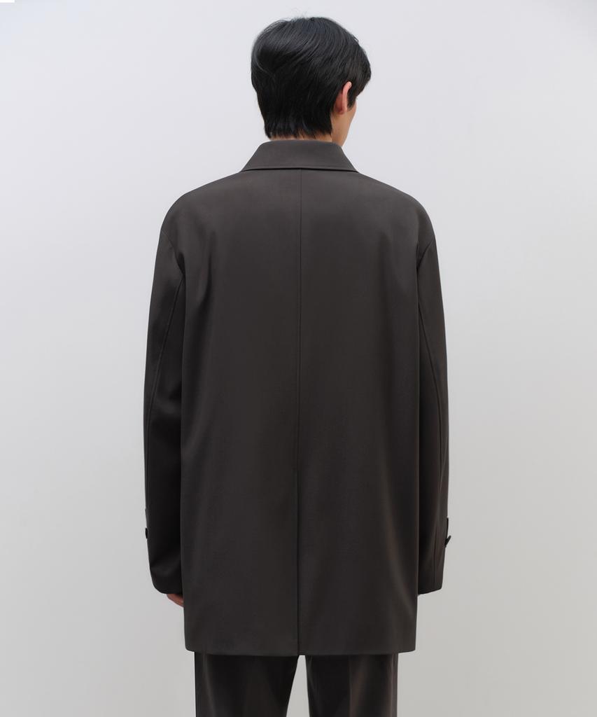 Musinsa Standard [City Workers] Woolish Car Coat [Gunmetal]